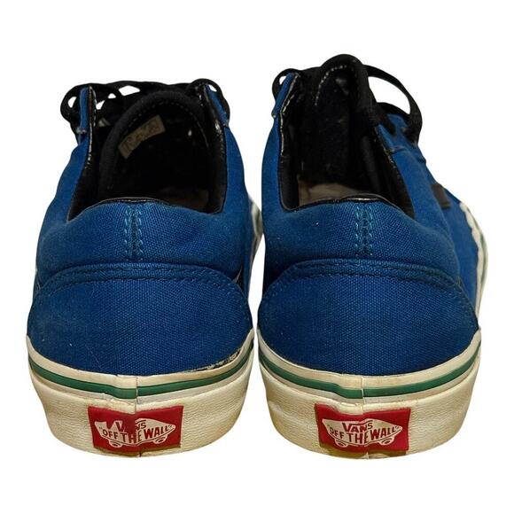 Vans Old Skool Blue Lightning Bolt Men’s 6 Women’s 7.5 Skate Sneakers - Picture 7 of 8